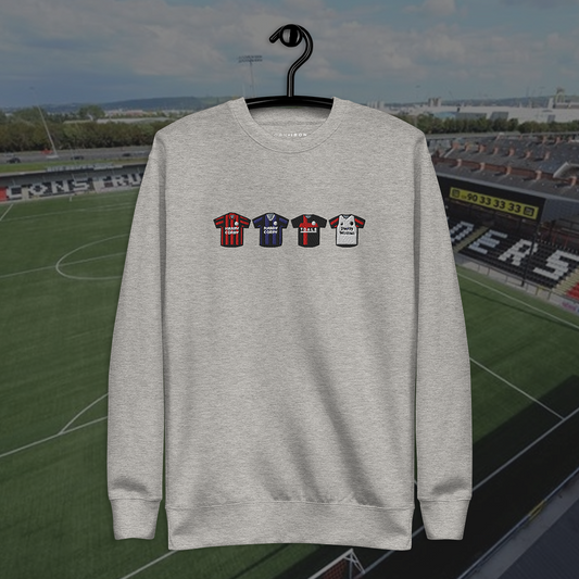Crusaders Home & Away Retro Kit Sweatshirt