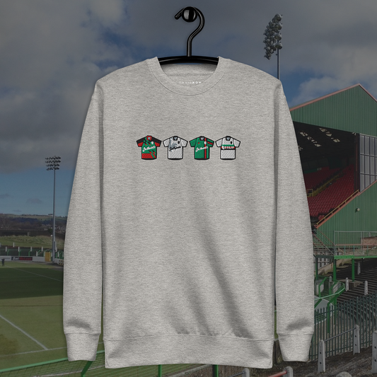 Glentoran Home & Away Retro Kit Sweatshirt