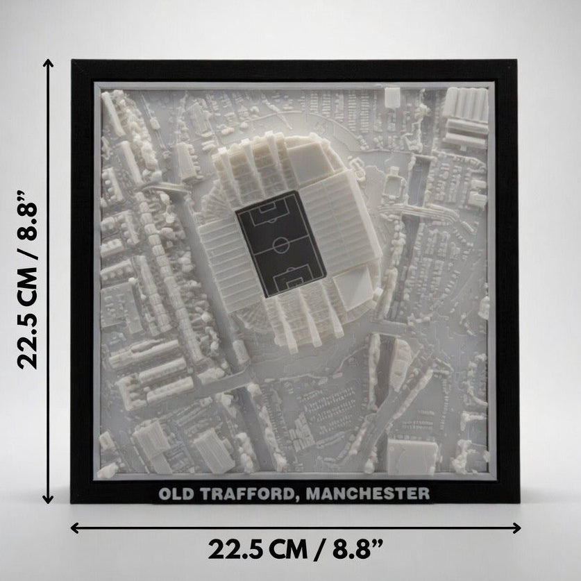 Old Trafford 3D Map Artwork