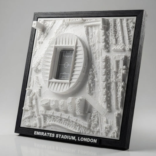 Emirates Stadium 3D Map Artwork