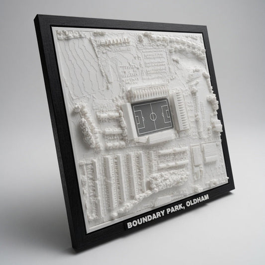 Boundary Park 3D Map Artwork
