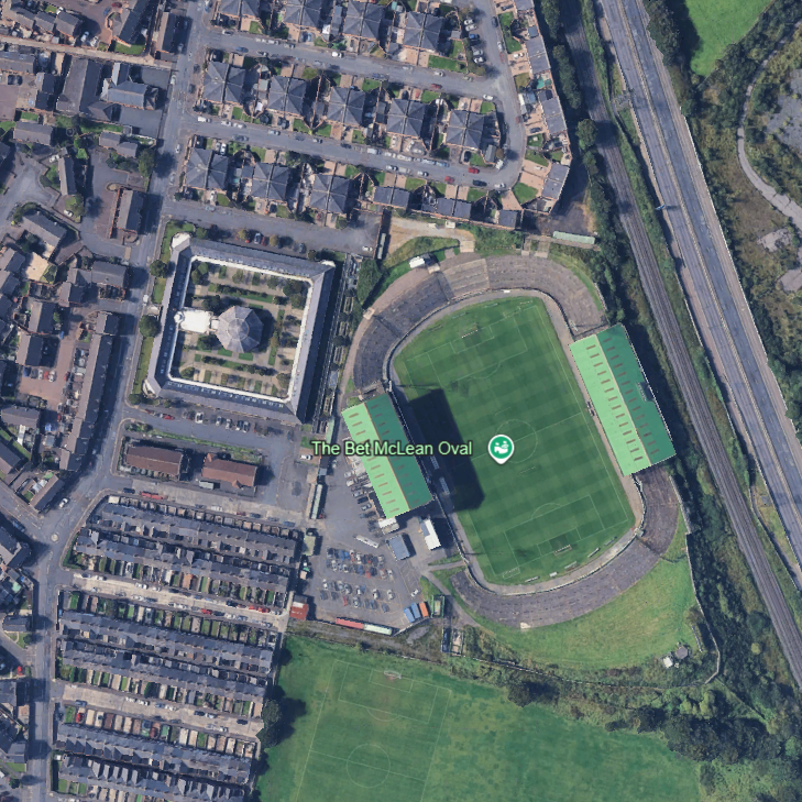 The Oval 3D Map Artwork