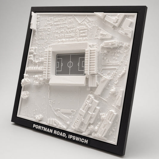 Portman Road 3D Map Artwork