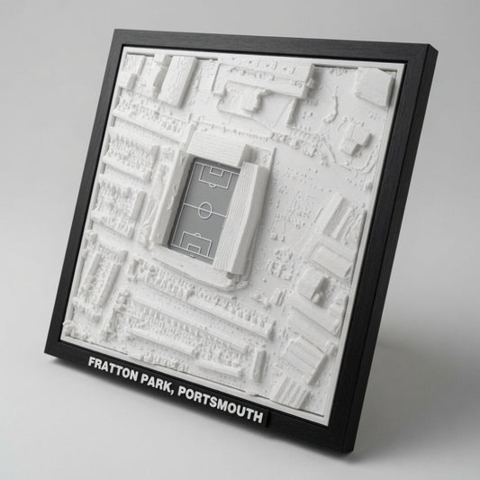 Fratton Park 3D Map Artwork