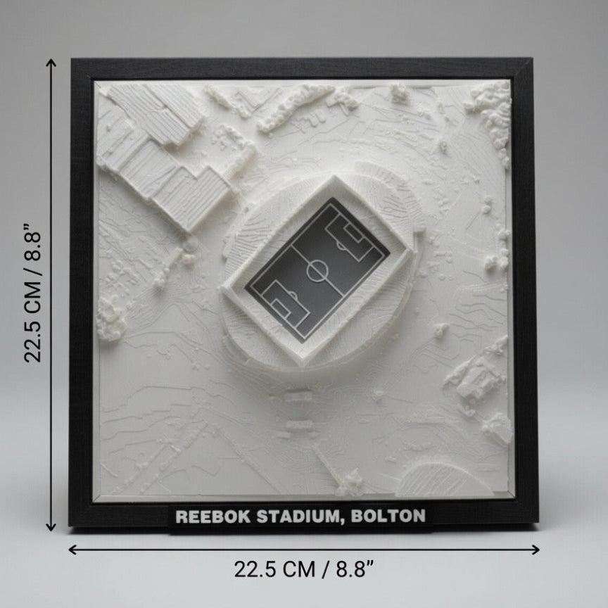 Reebok Stadium 3D Map Artwork