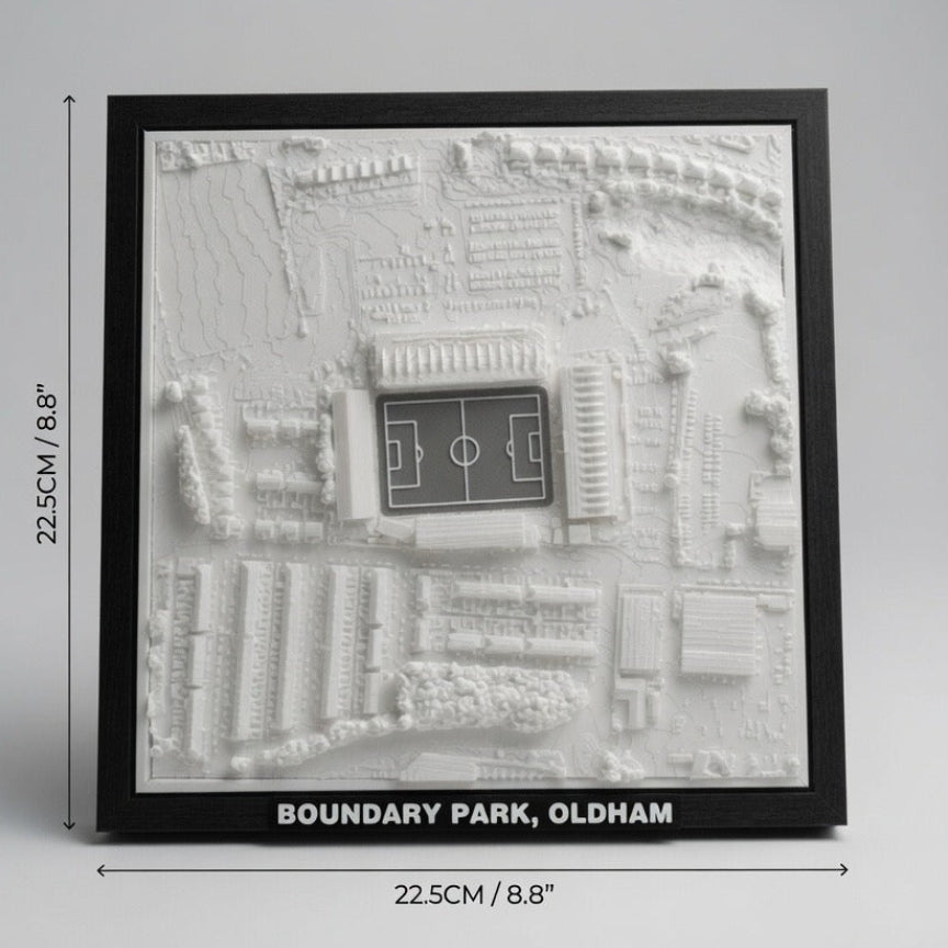 Boundary Park 3D Map Artwork