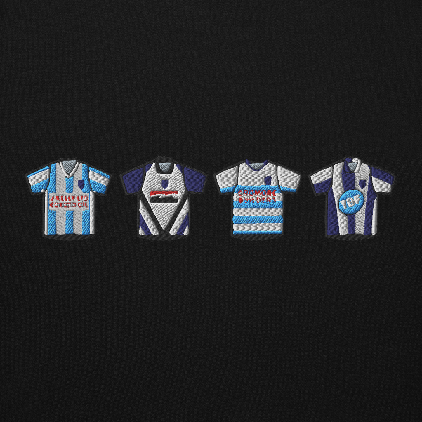 Coleraine Home & Away Retro Kit Embroidered Hoodie