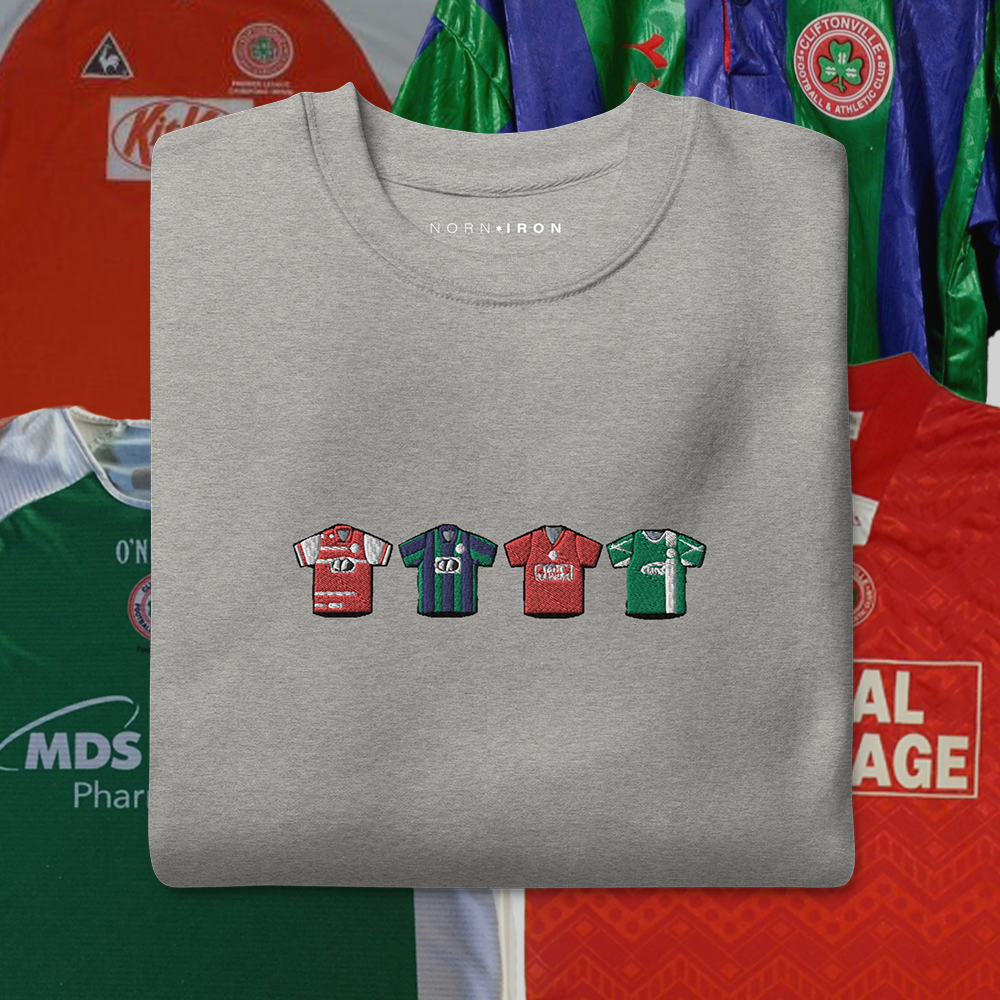 Cliftonville Home & Away Retro Kit Sweatshirt