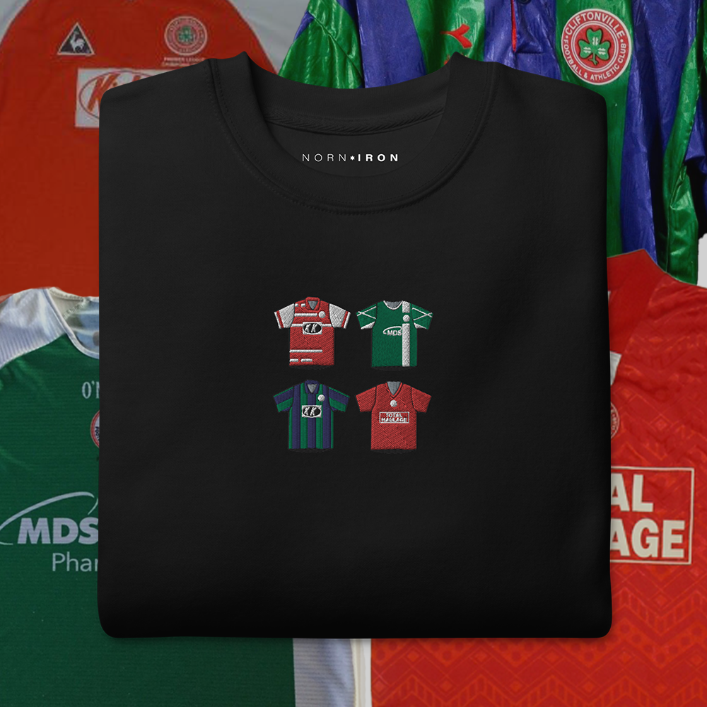 Cliftonville Home & Away Retro Kit T-Shirt