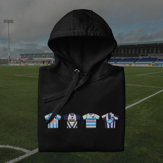 Coleraine Home & Away Retro Kit Embroidered Hoodie