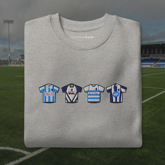 Coleraine Home & Away Retro Kit Embroidered Sweatshirt