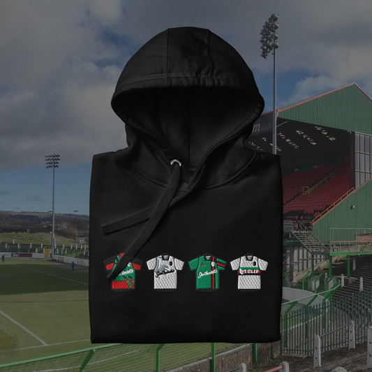 Glentoran Home & Away Retro Kit Hoodie