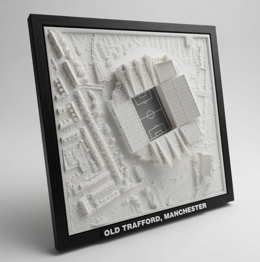 Old Trafford 3D Map Artwork