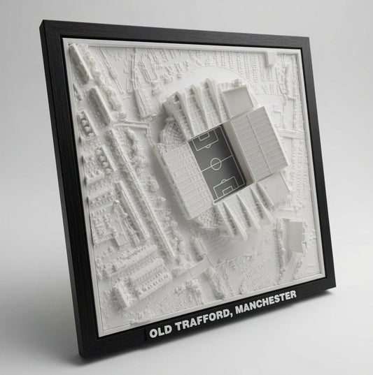 Old Trafford 3D Map Artwork