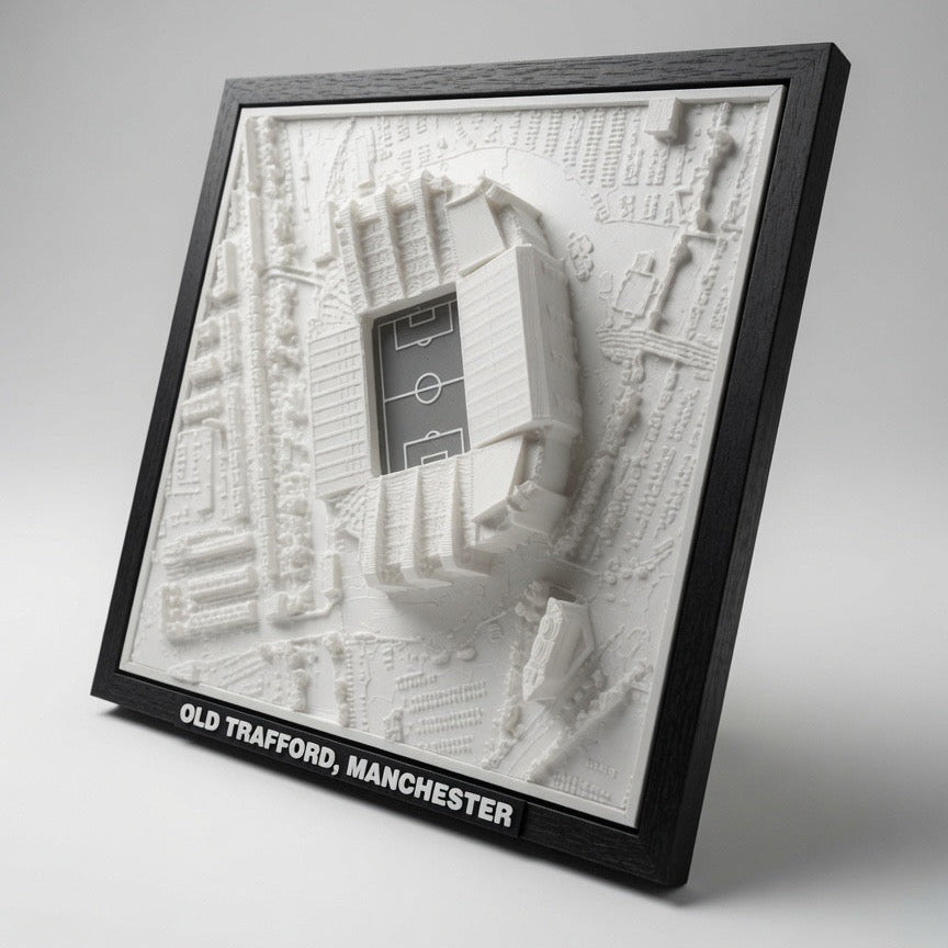 Old Trafford 3D Map Artwork