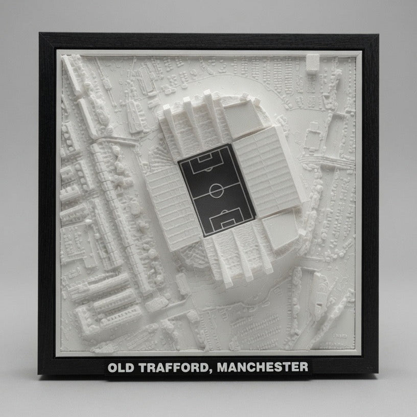 Old Trafford 3D Map Artwork