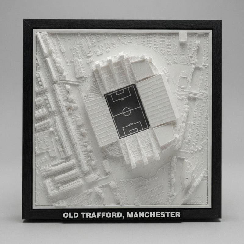 Old Trafford 3D Map Artwork