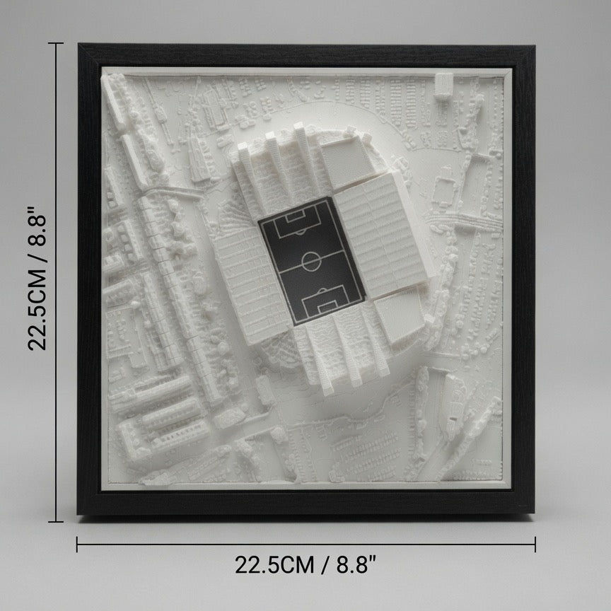 Old Trafford 3D Map Artwork