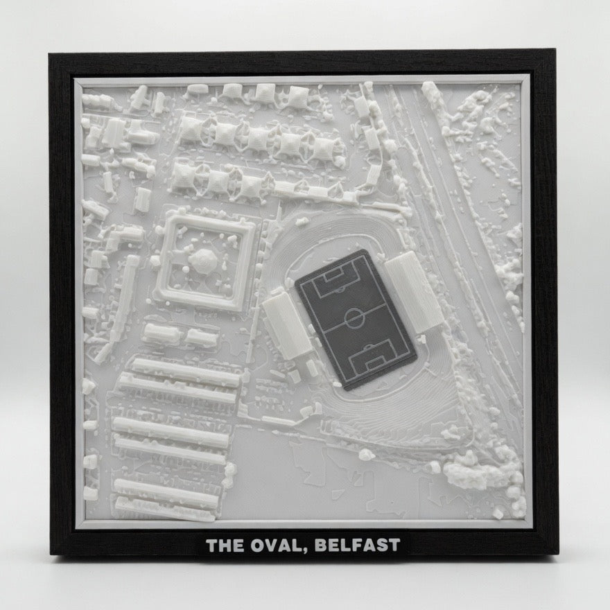 The Oval 3D Map Artwork