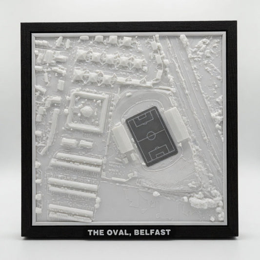 The Oval 3D Map Artwork