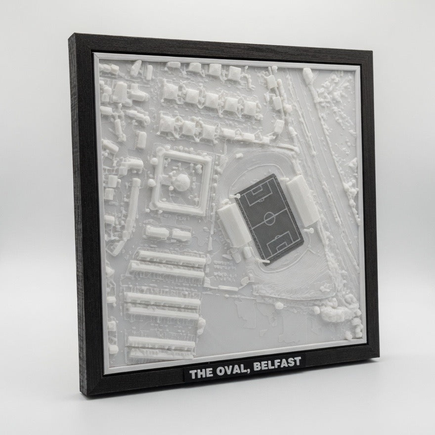 The Oval 3D Map Artwork