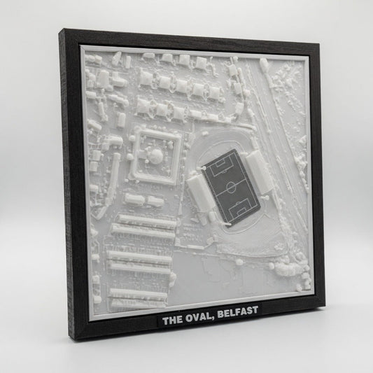The Oval 3D Map Artwork