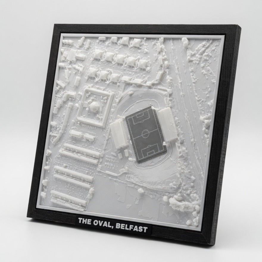 The Oval 3D Map Artwork