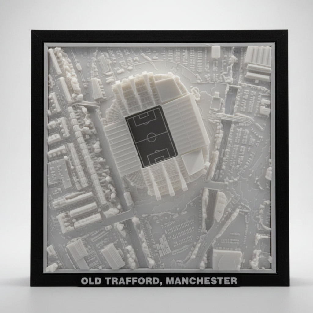 Old Trafford 3D Map Artwork