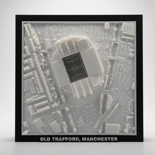 Old Trafford 3D Map Artwork