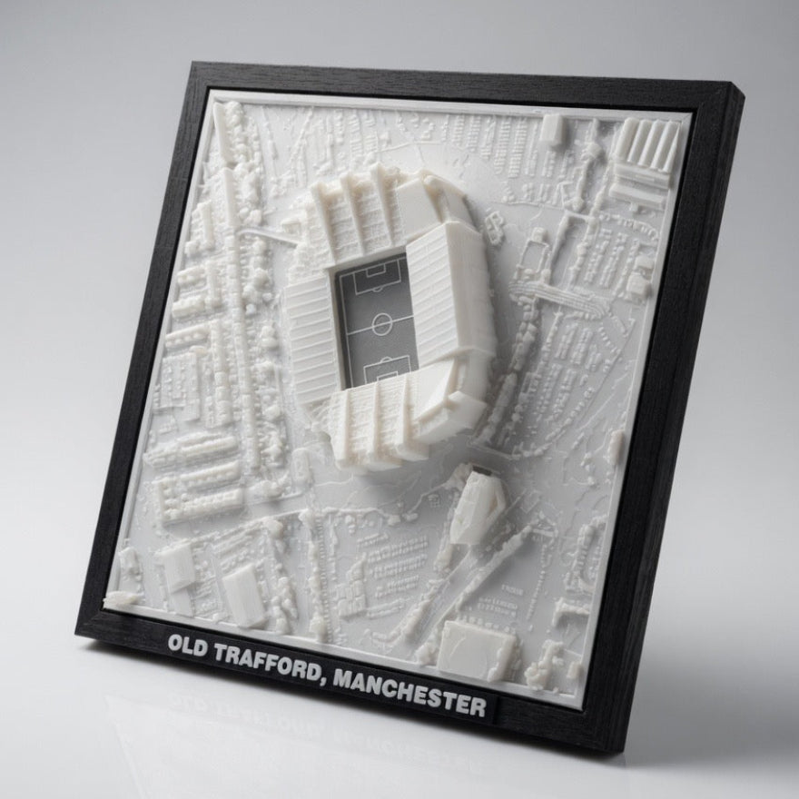 Old Trafford 3D Map Artwork