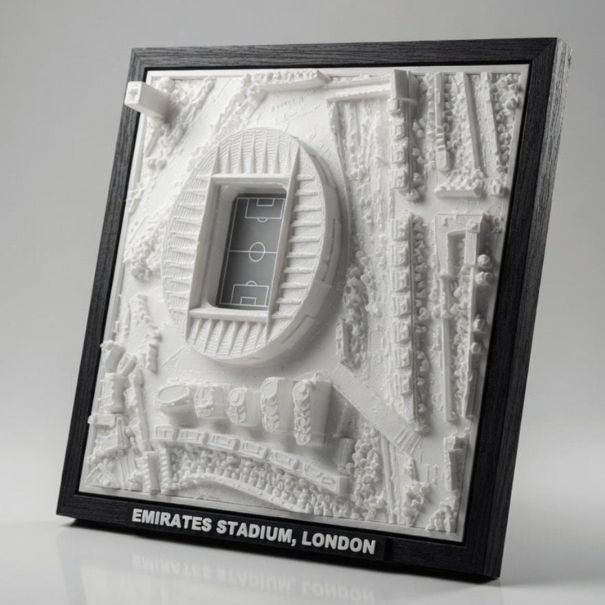 Emirates Stadium 3D Map Artwork