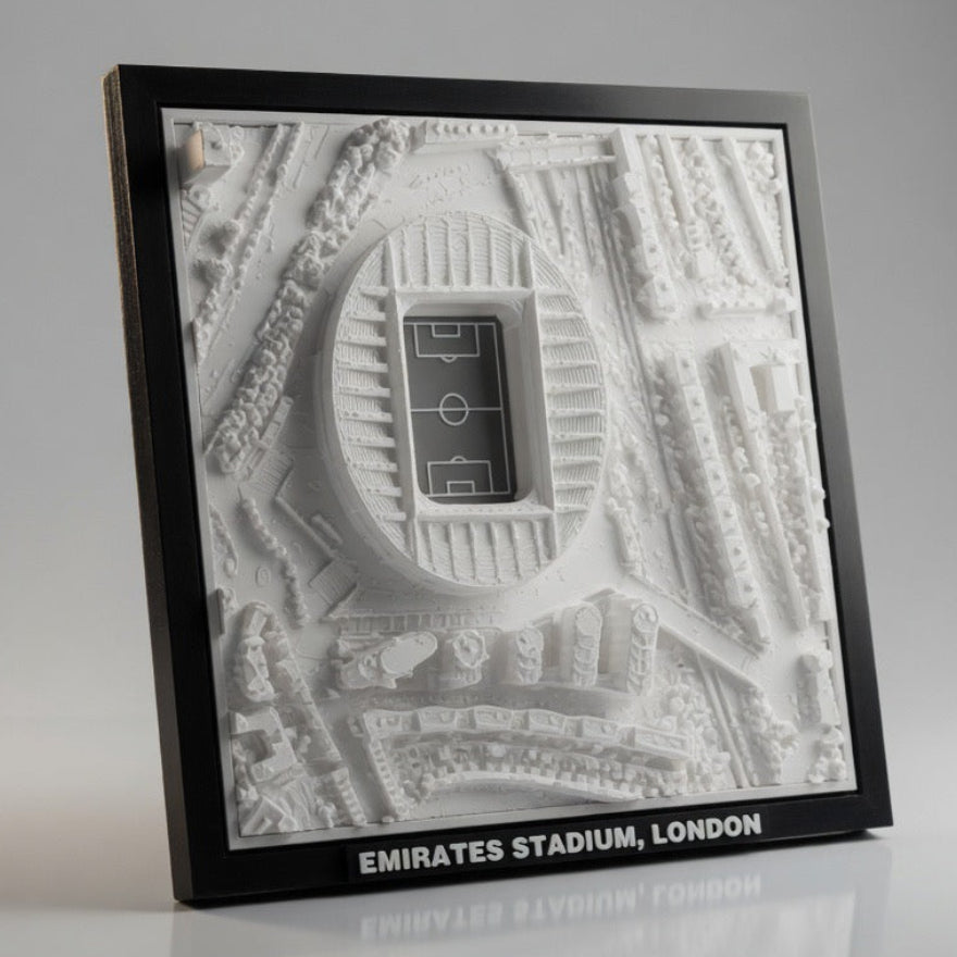 Emirates Stadium 3D Map Artwork