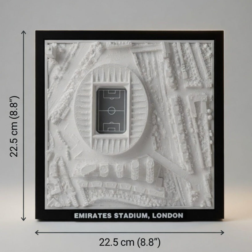 Emirates Stadium 3D Map Artwork