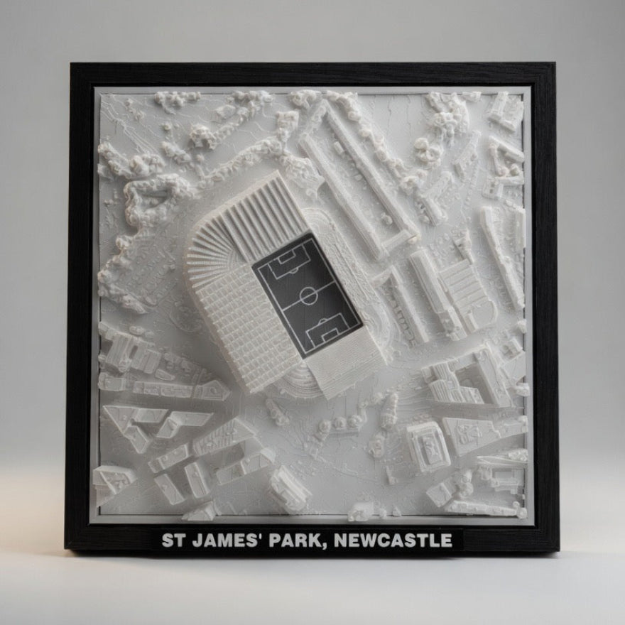 St James' Park 3D Map Artwork