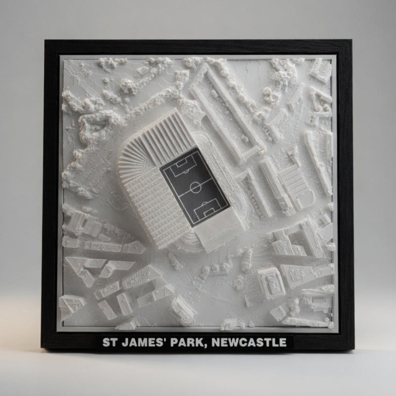 St James' Park 3D Map Artwork
