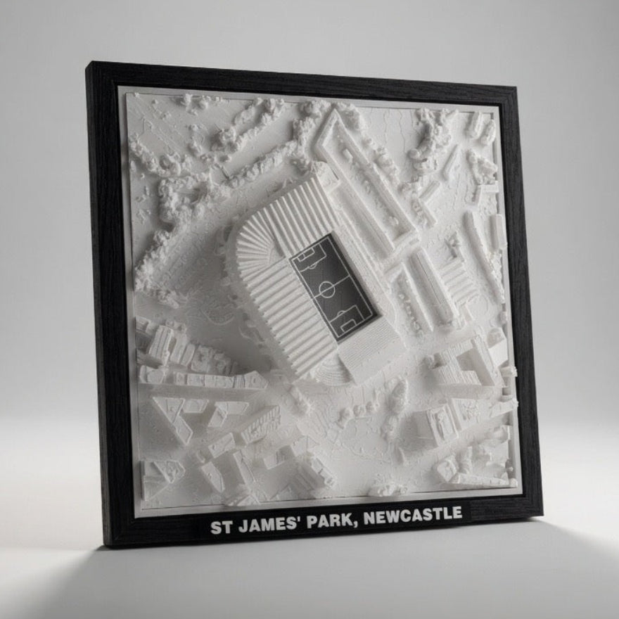 St James' Park 3D Map Artwork
