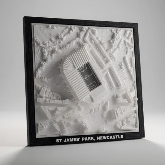 St James' Park 3D Map Artwork