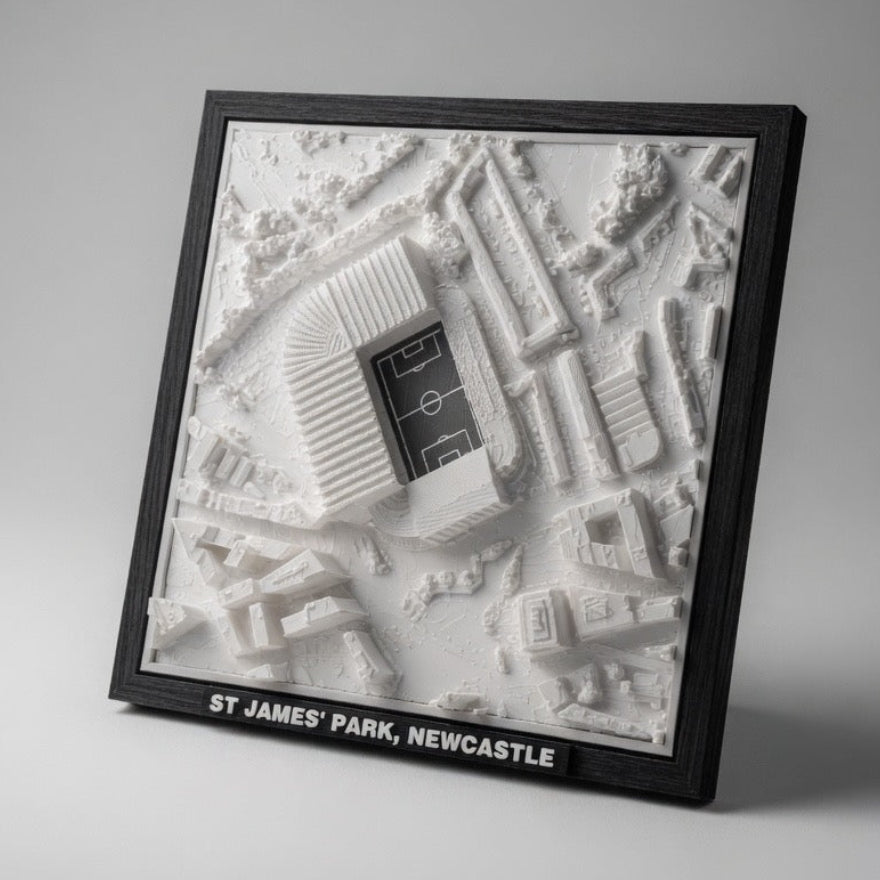 St James' Park 3D Map Artwork