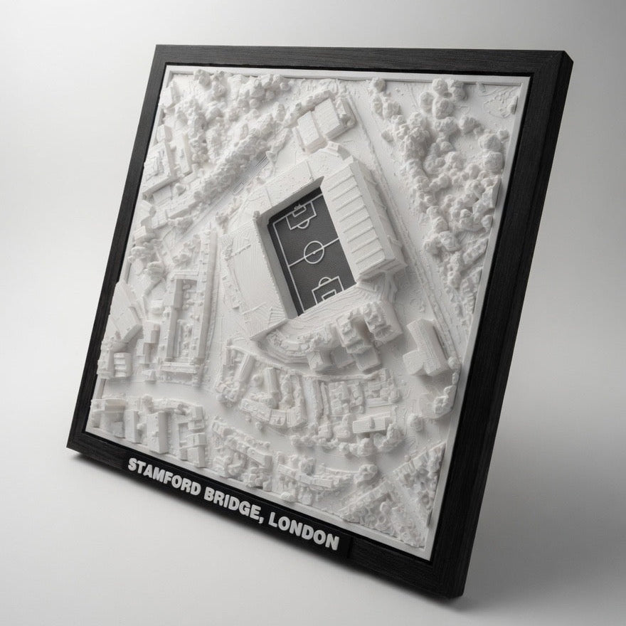 Stamford Bridge 3D Map Artwork