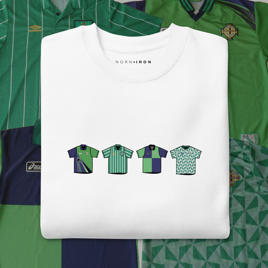 Northern Ireland Classic Home Shirts Printed T-Shirt