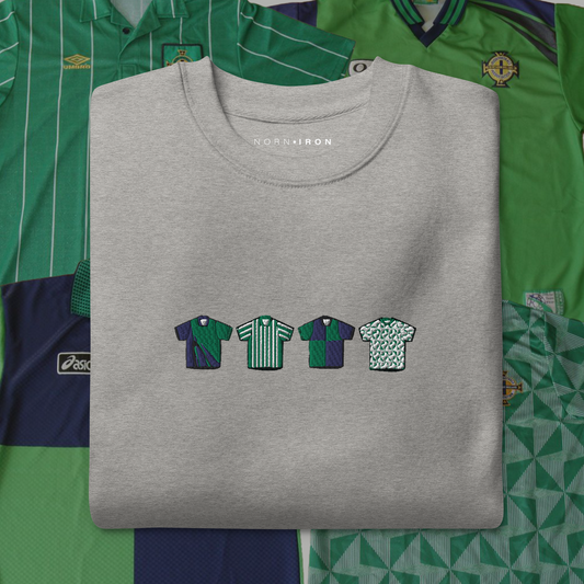 Northern Ireland Classic Home Shirts Embroidered Sweatshirt