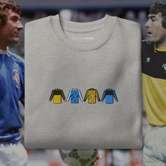 Northern Ireland Pat Jennings Classic Shirts Embroidered Sweatshirt