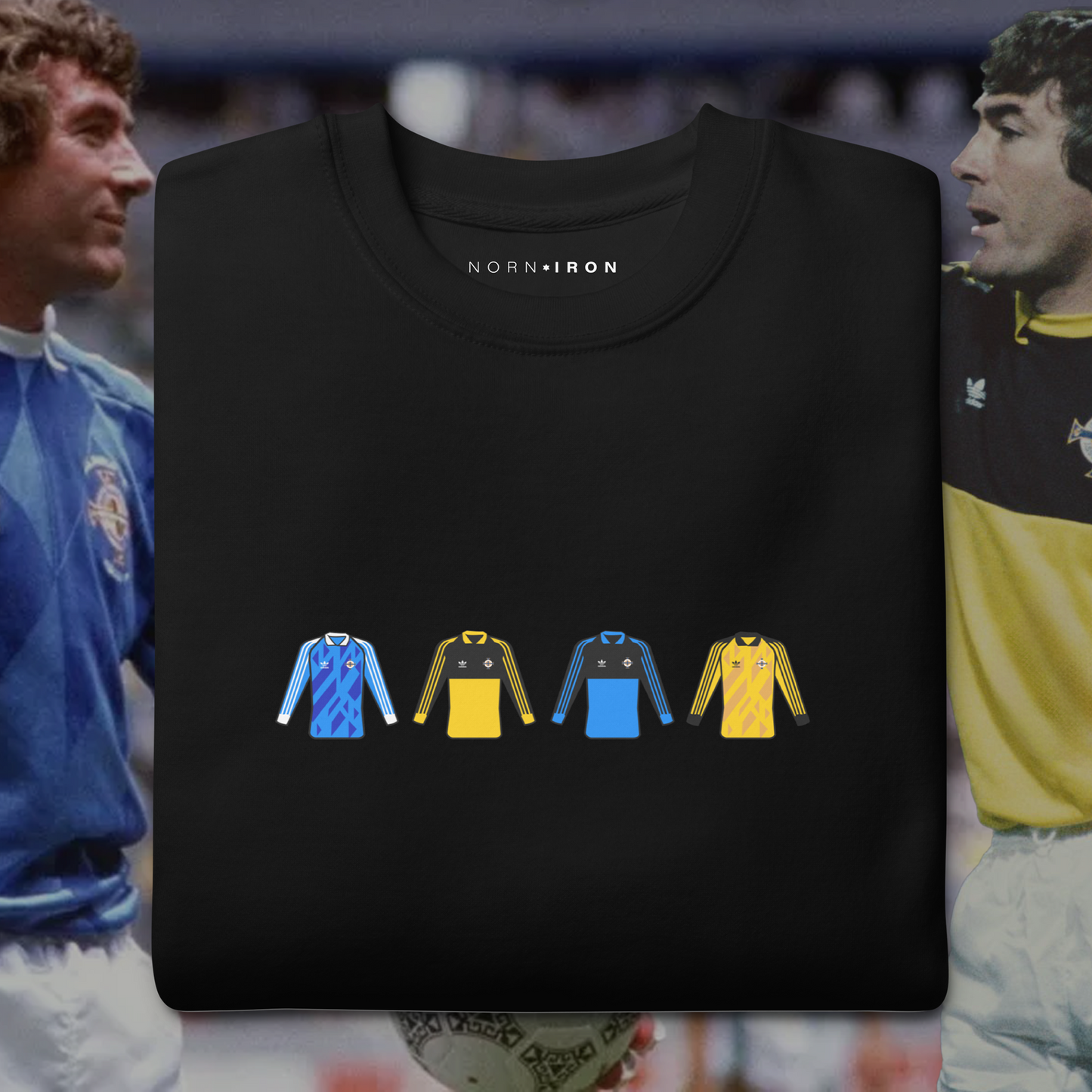 Northern Ireland Pat Jennings Classic Shirts Printed T-Shirt