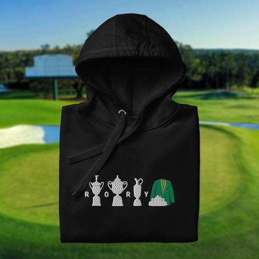 Rory McIlroy Career Grand Slam Embroidered Hoodie