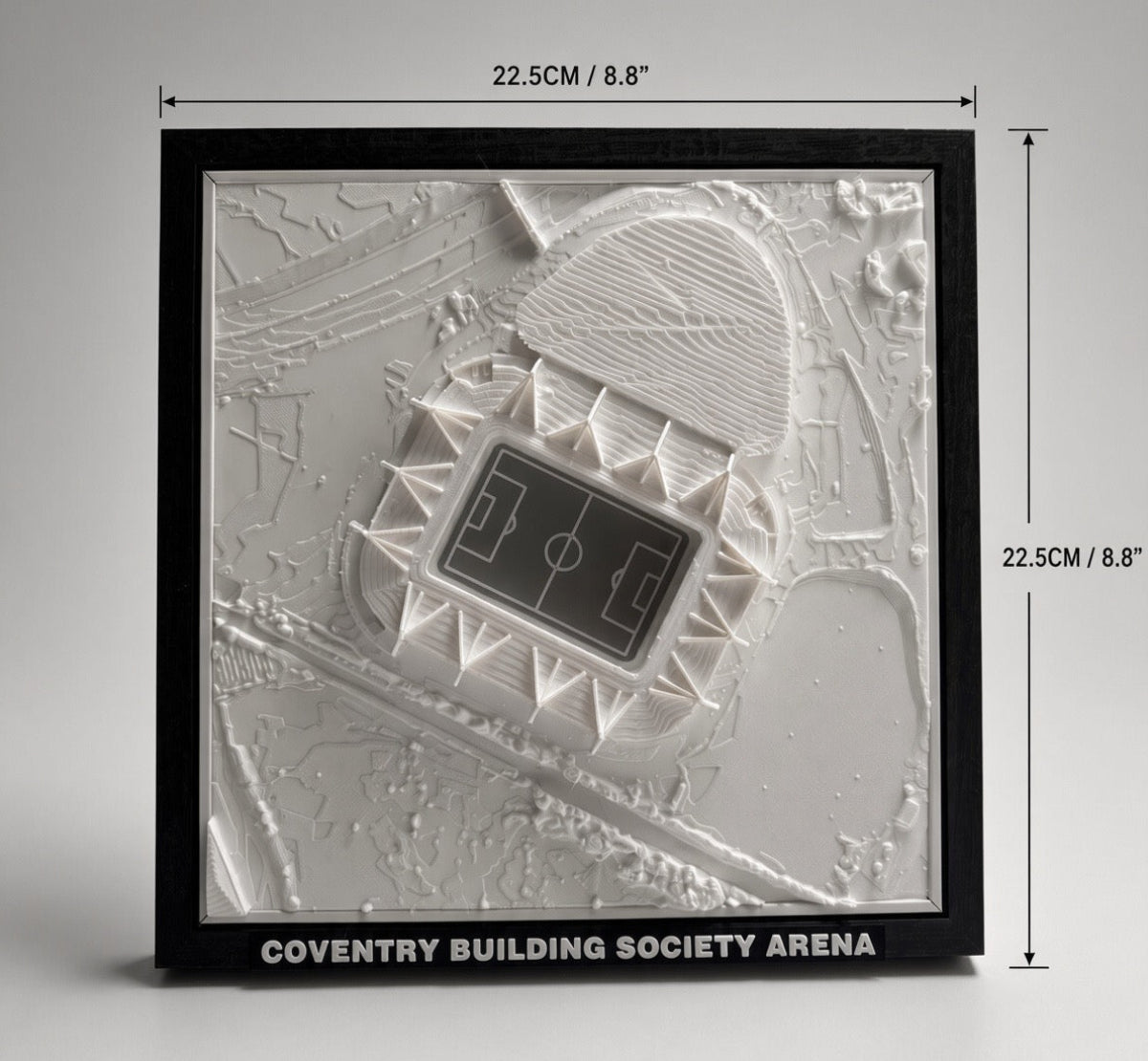 Coventry Building Society Arena 3D Map Artwork