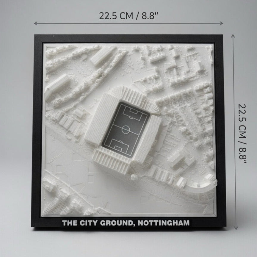 The City Ground 3D Map Artwork