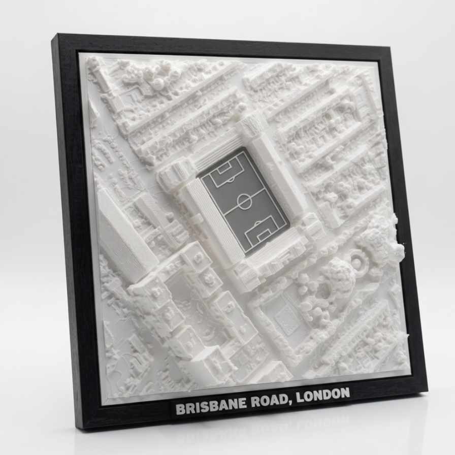 Brisbane Road 3D Map Artwork