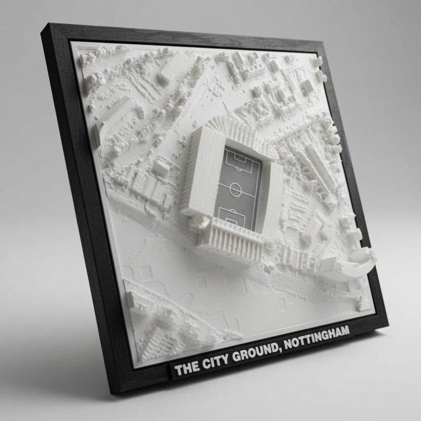 The City Ground 3D Map Artwork