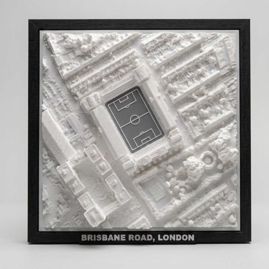 Brisbane Road 3D Map Artwork