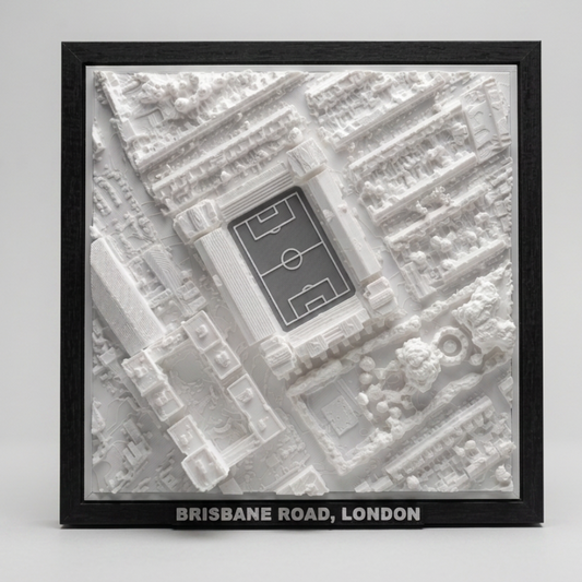 Brisbane Road 3D Map Artwork